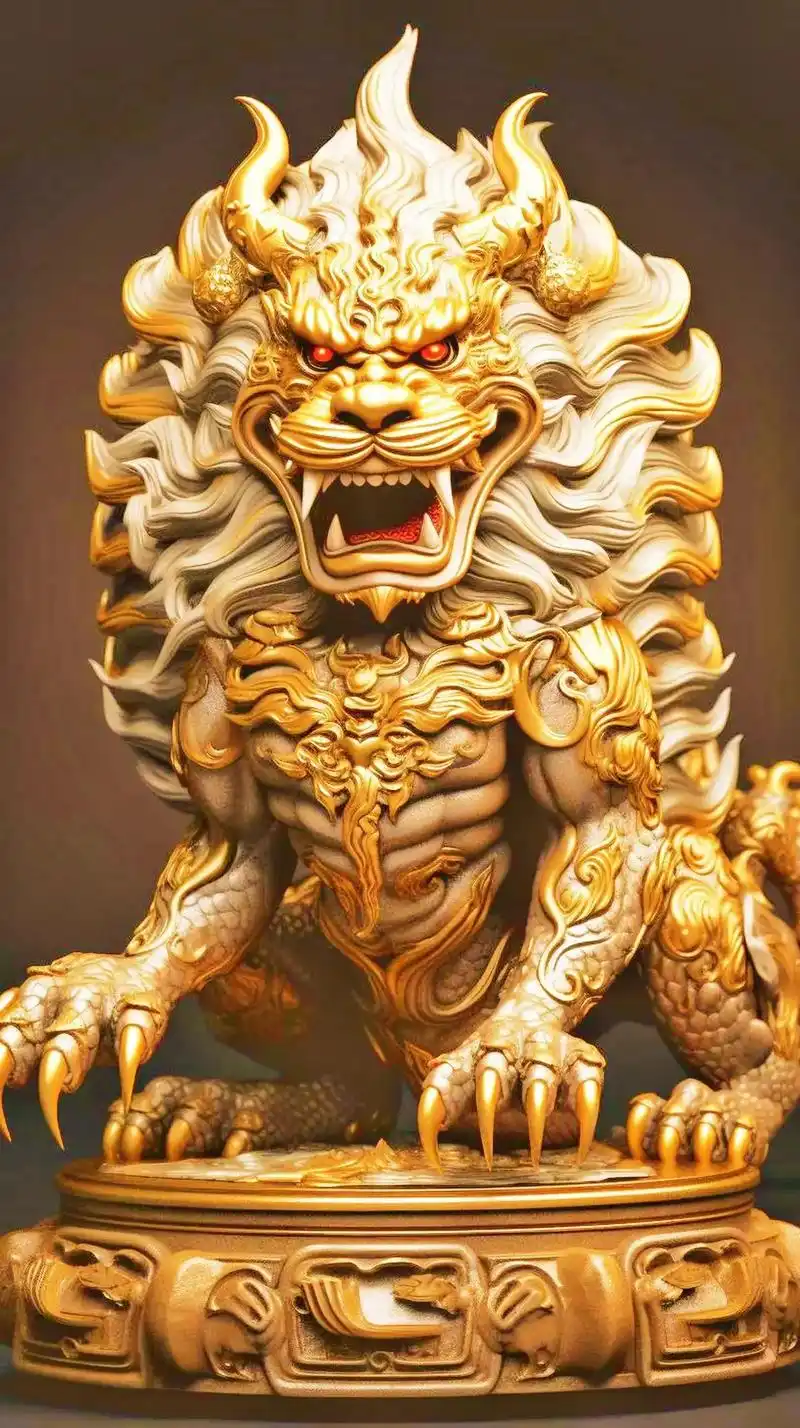 大福之神,貔貅驾到.它张牙舞爪,霸气十足,穿越时间的河流,为 - 抖音