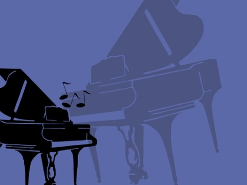 【精品模板】钢琴音乐会音乐类ppt模板