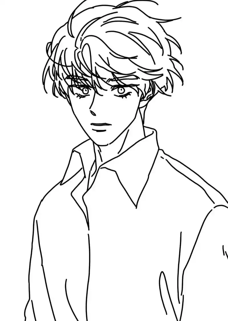 韩漫 #痛伞 #线稿#二次元 #漫画推荐 - 抖音