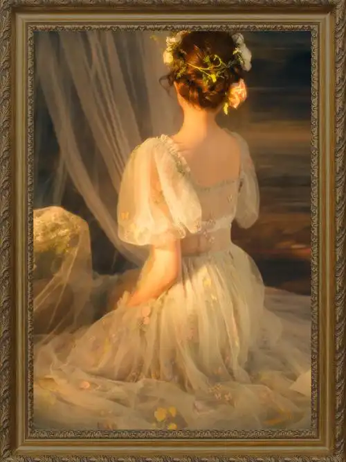 唯美复古油画写真安静美感重庆约拍