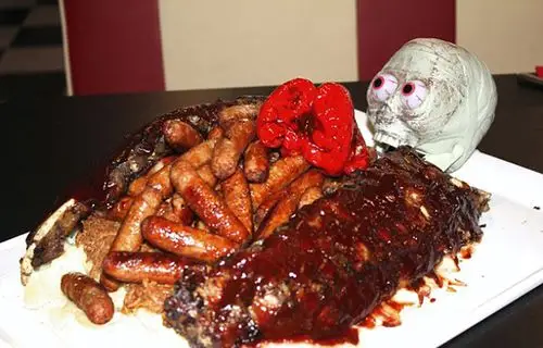 英国餐厅推恐怖料理"血腥骷髅"迎万圣节