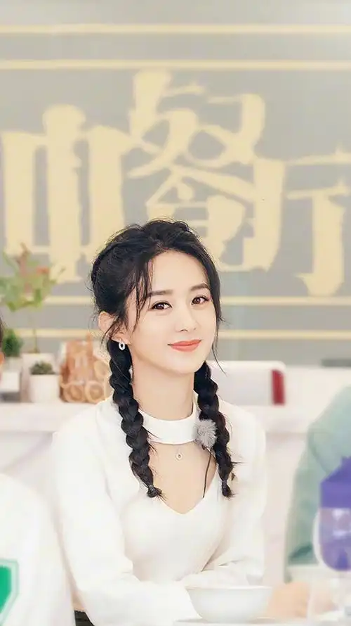 最适合双马尾的女明星##365天安利赵丽颖