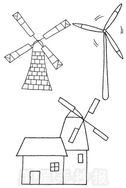 风车怎么画风车怎么画简笔画