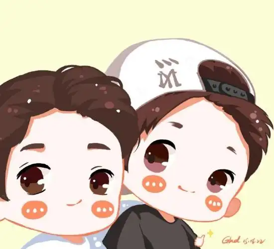 杨洋q版 手绘 地主家的两傻儿子