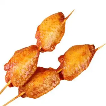 烧烤食材 奥尔良口味鸡翅中串 烤翅中28个冷冻半成品油炸小吃14串