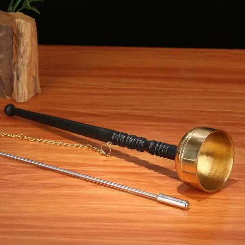 圆通佛具佛教用品 厂家直销 寺庙法会 长柄引磬 小法器 手磬