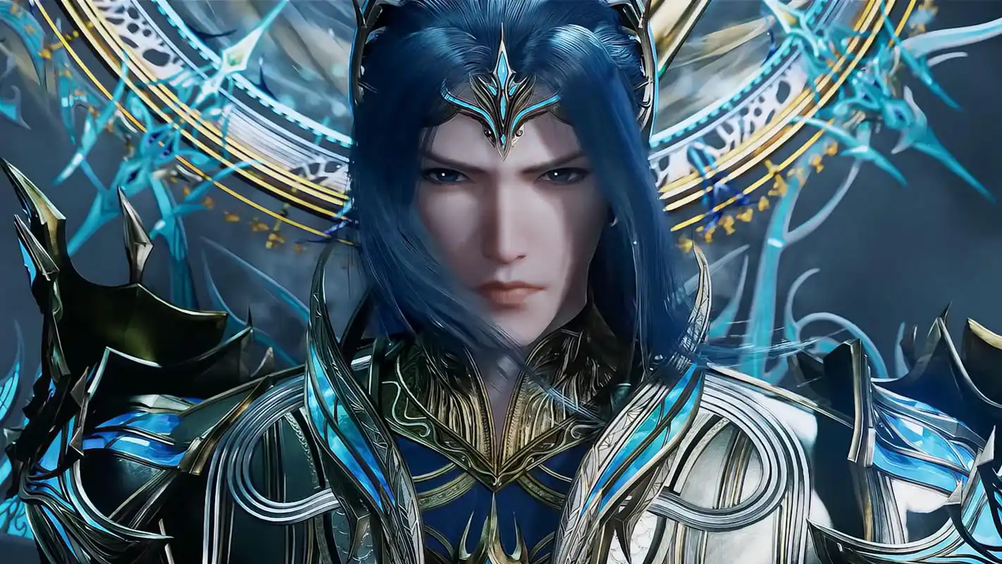 动漫壁纸|《斗罗大陆双神战双神》国漫男神唐三海神高清壁纸