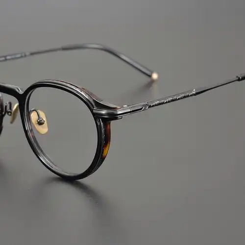 纯正日风 超个性猫耳设计师眼镜框 黑玳瑁文艺范复古近视镜潮男女