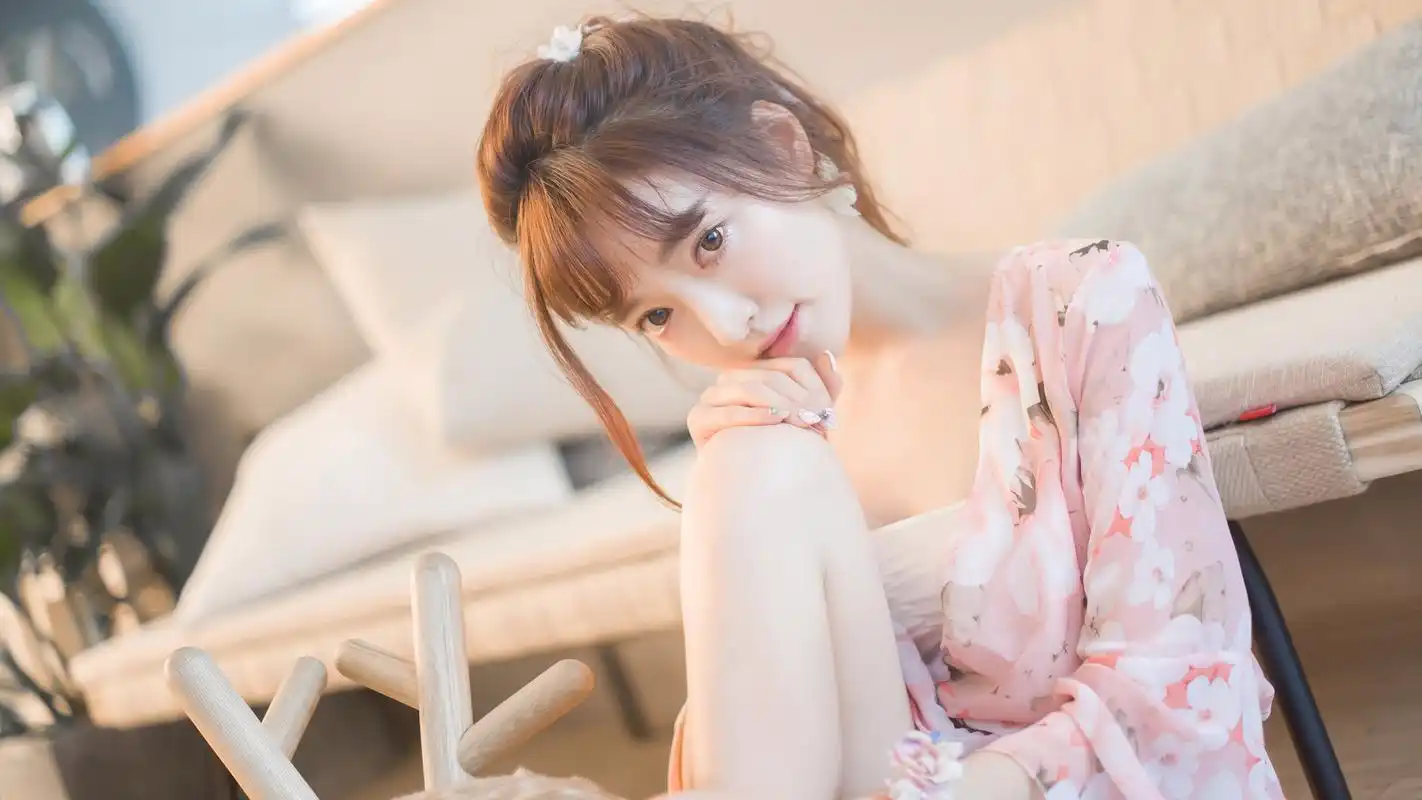 水汪汪的萌妹子可爱写真电脑桌面壁纸高清大图预览1920x1080_美女壁纸