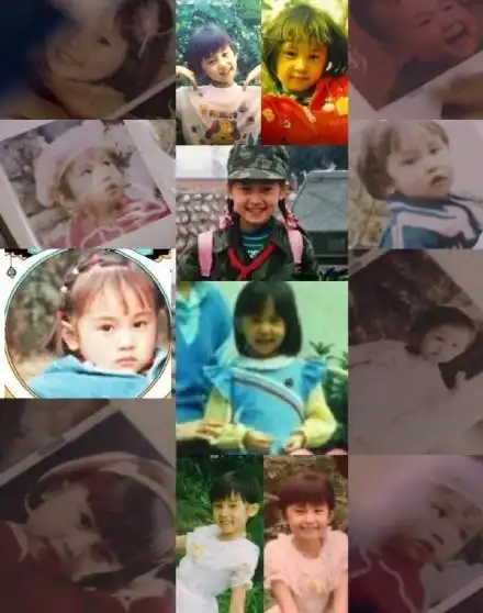王子文@不一样的曲筱绡!王子文童年照曝光长发笑容甜美