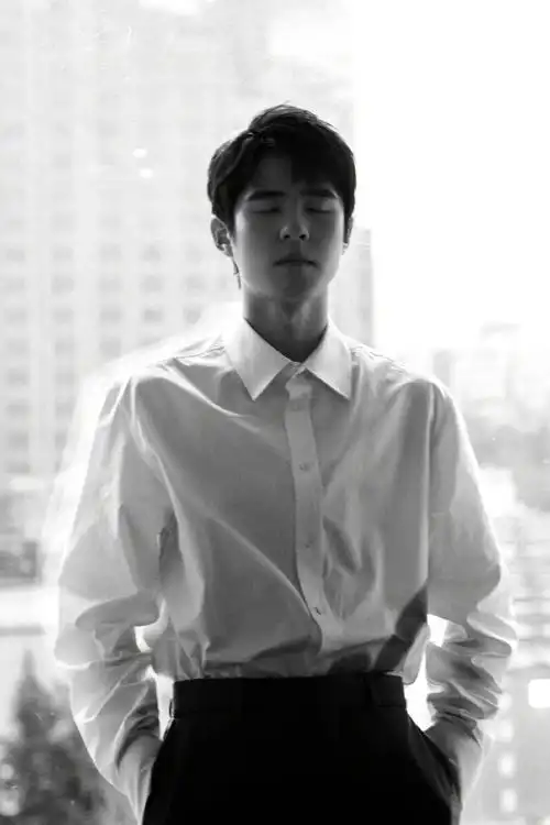 刘昊然白衬衫氛围感大片