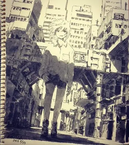 动漫手绘大神线稿图片