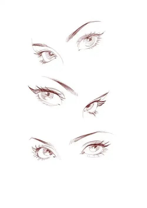 动漫嘉年华#一组关于眼睛的动态绘画素材,首页转需