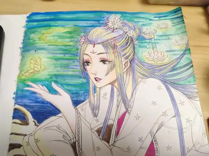 手绘涂色书思美人275