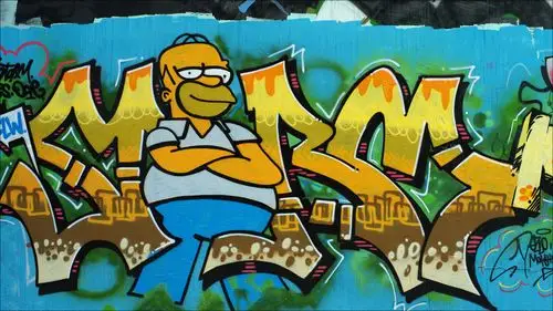 墙体彩绘id936830194