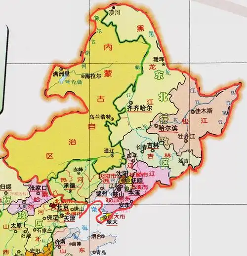 东北不止黑吉辽;一文讲清东北行政区划变迁及人文层面的东北范围