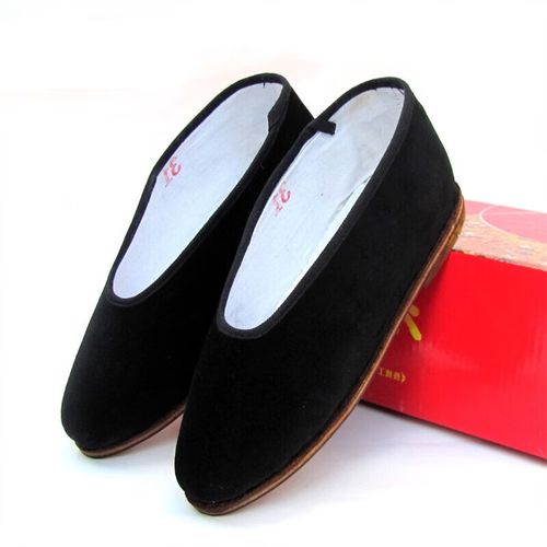 以舟老太太鞋小脚鞋老人小脚女手工老北京布鞋尖脚鞋老年裹鞋 裹脚