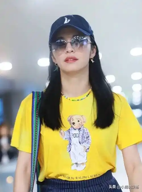 剪短发的姚晨嘴更显大了!穿修身裙少女身材盖不住汉子气质!