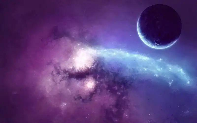星云紫色空间行星-宇宙高清壁纸 - 1440x900 壁纸下载 -10wallpaper.c