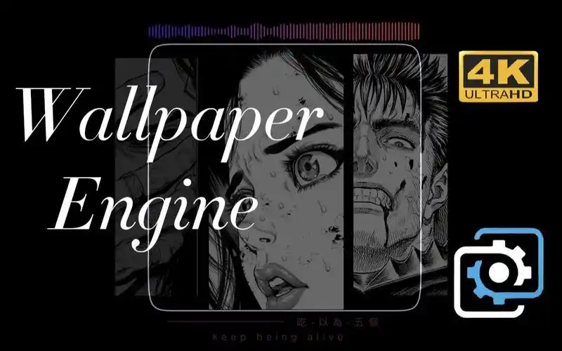 [wallpaper engine]/黑白漫风格壁纸推荐