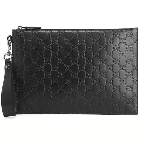 gucci/古驰 男士黑色牛皮手拿包 473963-dmt1r-1000