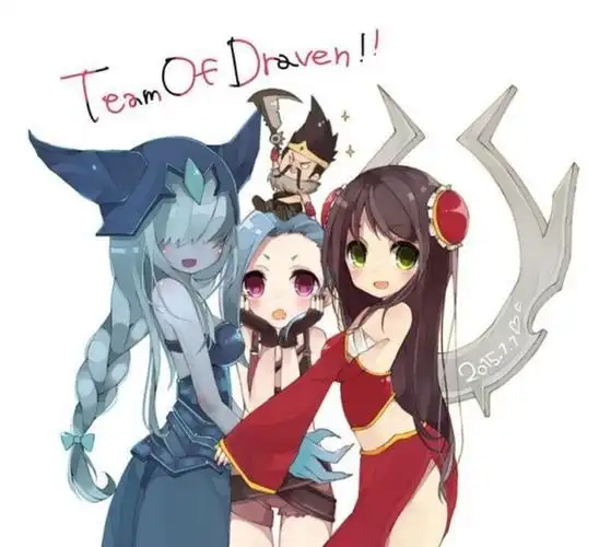 英雄联盟冰霜女巫金克斯刀妹