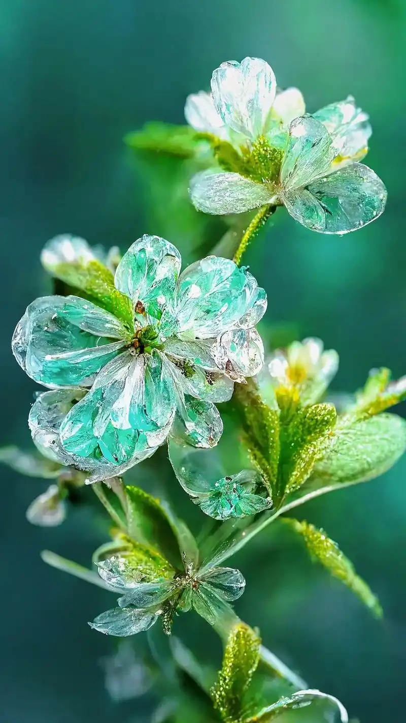 z这么好看的花当然要艾特最最可爱的人一起来看啦#手机壁纸 # - 抖音