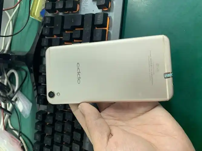 oppo【oppo r9m】4g全网通 金色 64g 国行 8成新 - 专业质检 180天