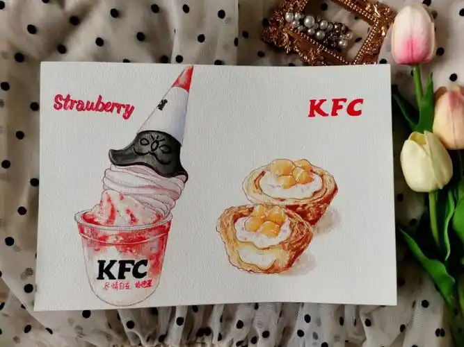 肯德基新品写生