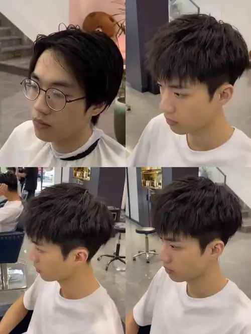 南京男生理发店90952022最火男生塑形烫一款烫型不烫卷的发型易