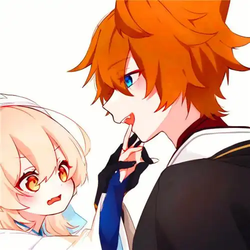 原神cp情头 唯美高质量好看的原神情侣头像一男一女图片_情侣动漫头像