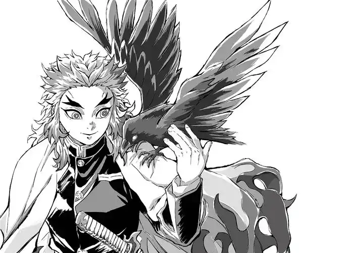 鬼灭之刃炼狱杏寿郎临摹