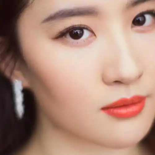 刘亦菲脸部放大暴击