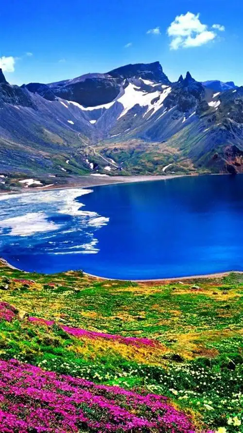 风雪情怀长白山,高清图片,手机锁屏桌面-壁纸族