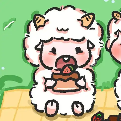 情侣头像两只小羊