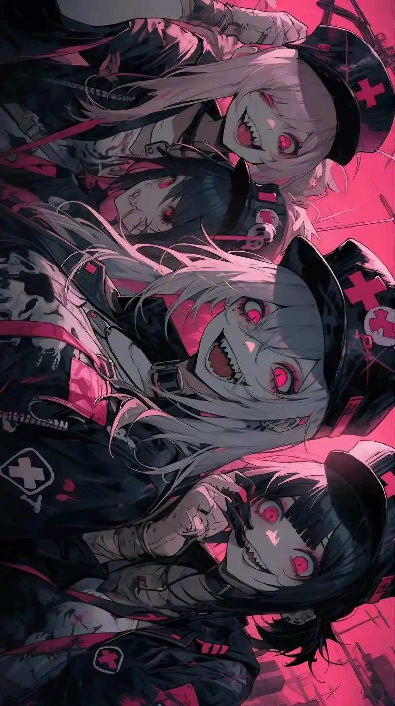 暗黑系病娇护士第二期.#ai绘画 #送你一张壁纸 #二次元  - 抖音