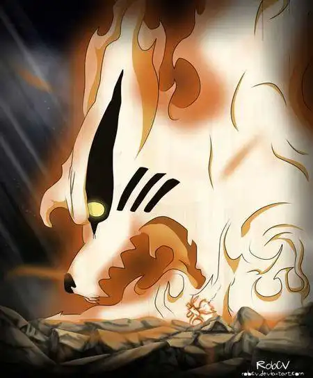 求类似于这样火影九尾人柱力图像