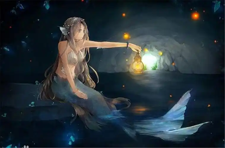 在中国人心中,"鲛人"的形象一般是这样的:神秘而美丽,它们的头似人,尾