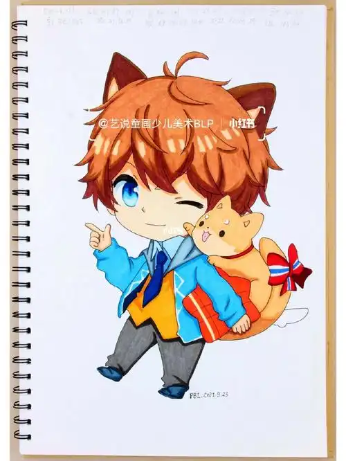 q版男生#q版人物  #q版  #动漫分享