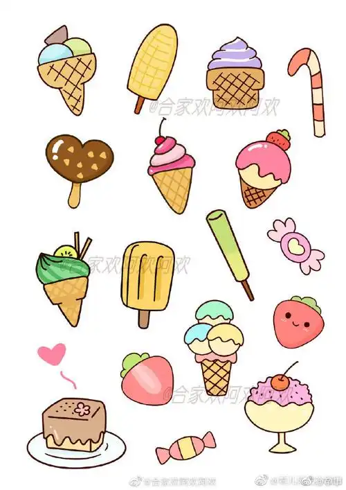 餐桌上的食物简笔画 餐桌上的食物简笔画怎么画