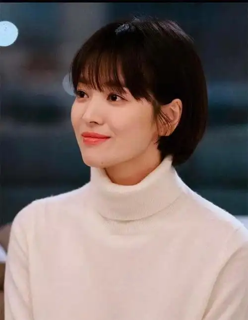 看了宋慧乔我才知道:原来"齐耳短发"这么好看!减龄成姐姐