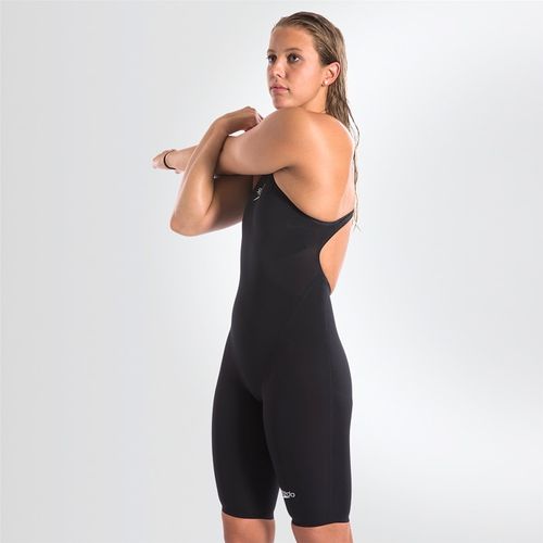 日本19年speedo速比涛女款专业比赛连体五分鲨鱼皮连体泳衣