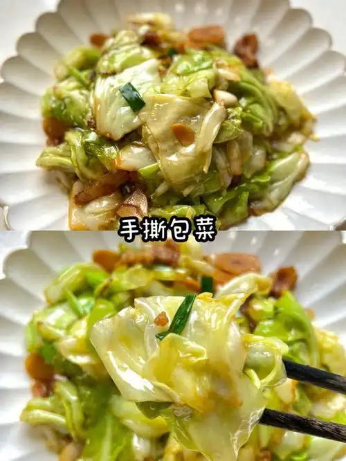7815今日分享家常版手撕包菜,做法简单,5分钟就能搞定,脆爽又开胃