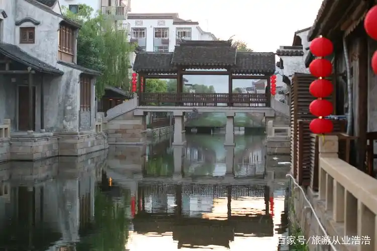 小桥流水,江南水乡:荡口古镇