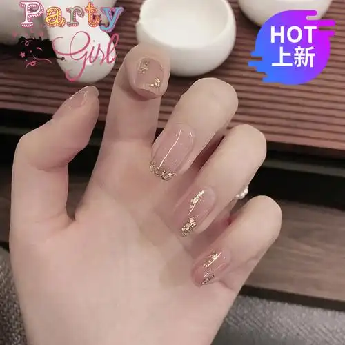 南瓜色指甲油奶茶色_2020网红款职场裸色冰透南瓜色甲油胶持久显白