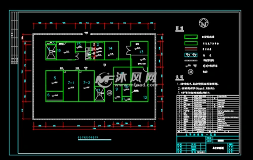 150m3d药厂工艺图纸