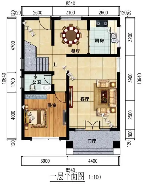 一百二十平方的房子设计图片(农村建房只能120平米不要怕) - 赤虎壹号