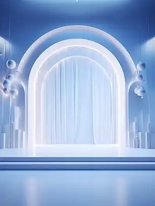 3d渲染展台舞台设计