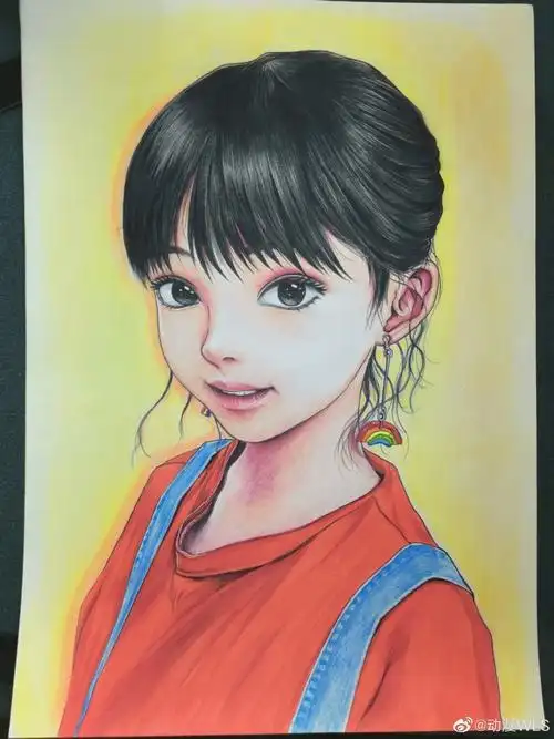 给我学生画的动漫人物肖像@手绘大神合集 . 来自动漫wls - 微博
