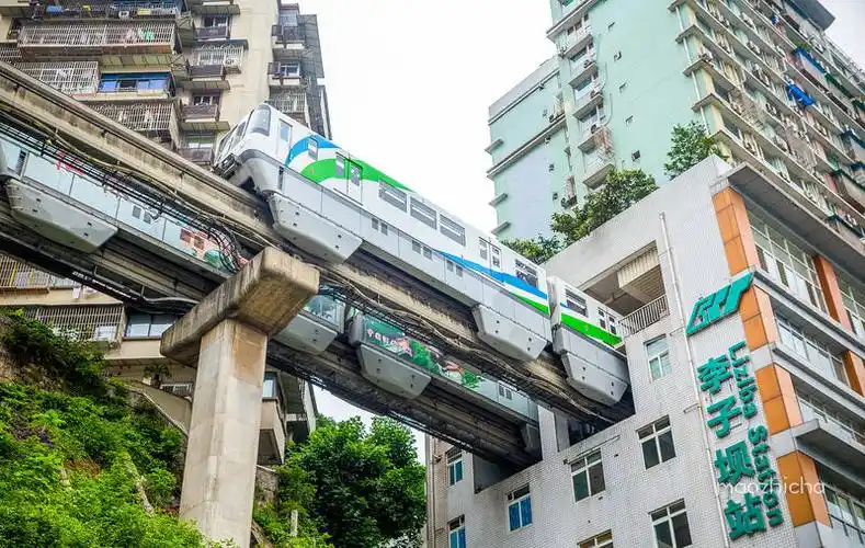 山城重庆轻轨出行玩转8d网红城市